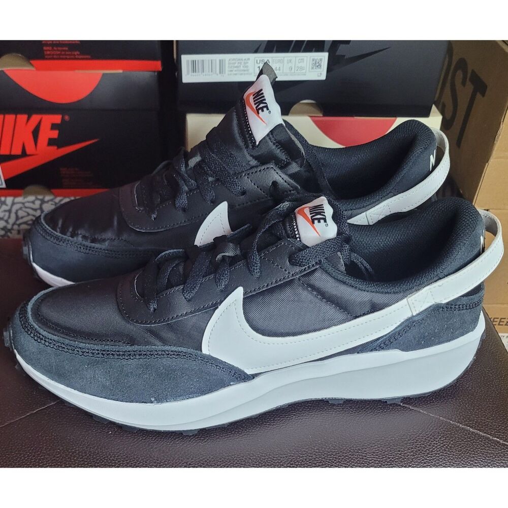 Nike Waffle Debut Black White DH9522-001 Men's Size 10.5 New With Box